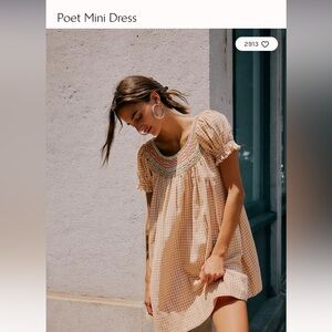 Free People Mini Poet Dress